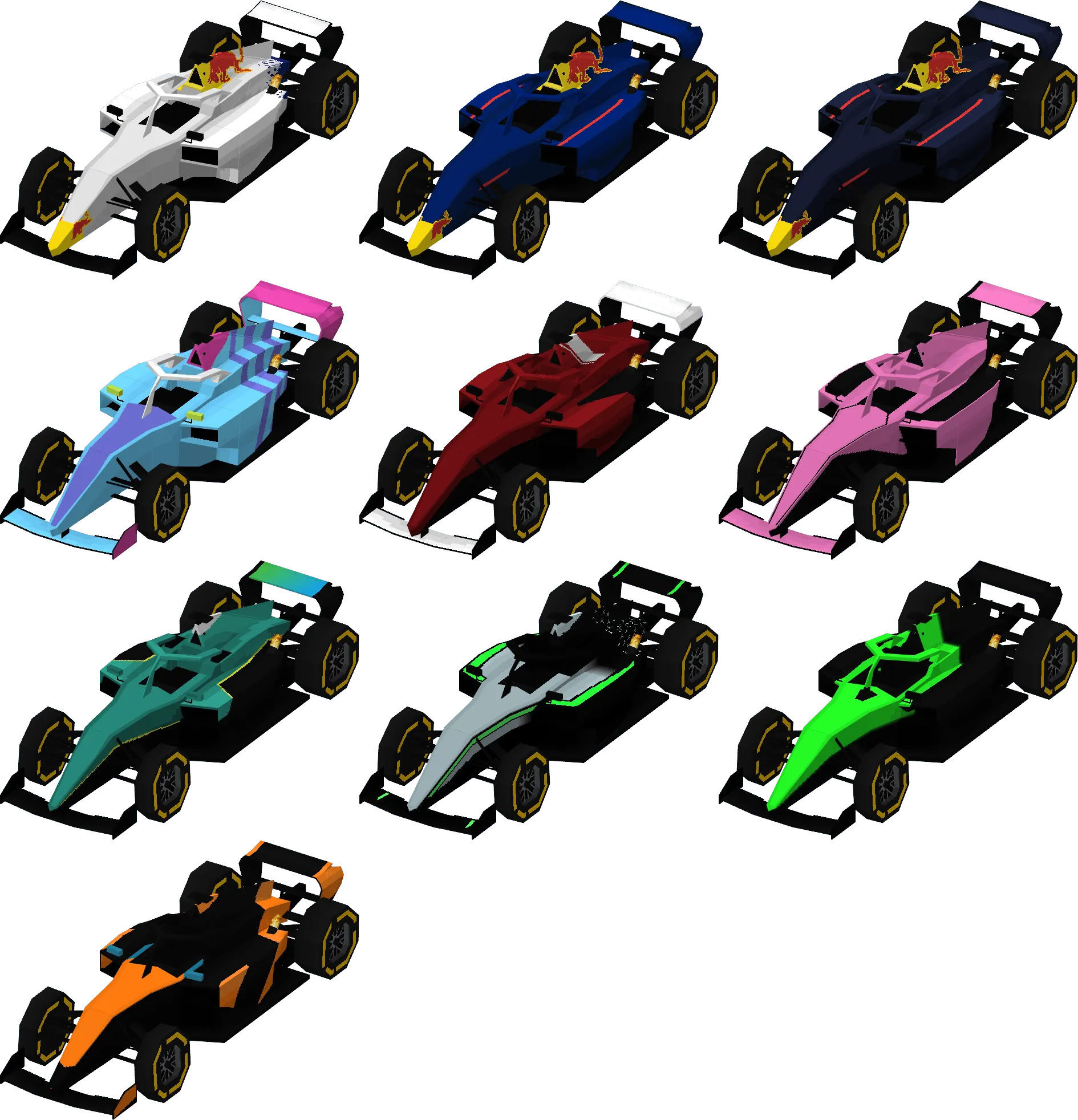 [F1-Style Boat] - The Formula, Текстуры, Minecraft