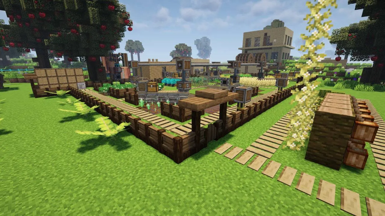 EA Farm — скриншот 1 (Модпаки, Minecraft)