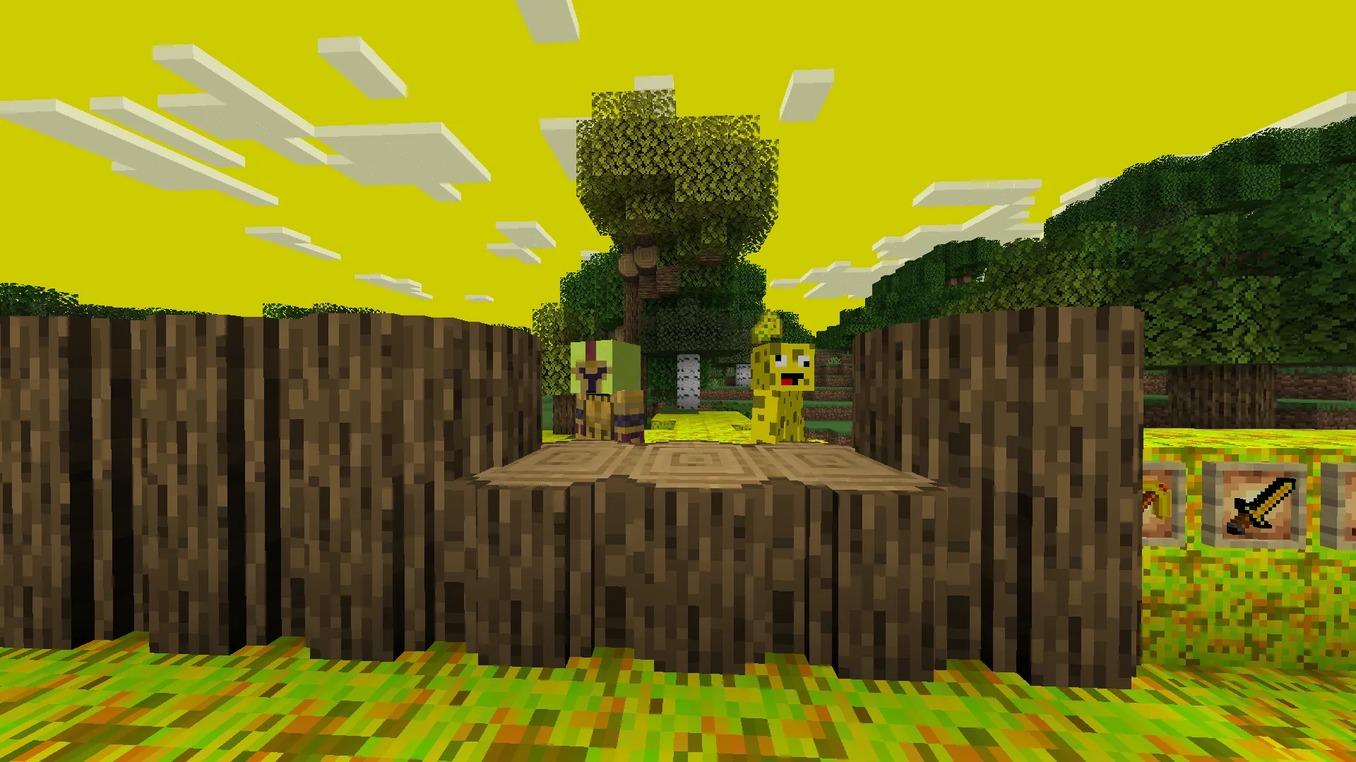 Cheese Land — скриншот 1 (Моды, Minecraft)