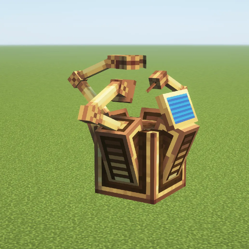 Create Styled NASA Workbench, Текстуры, Minecraft