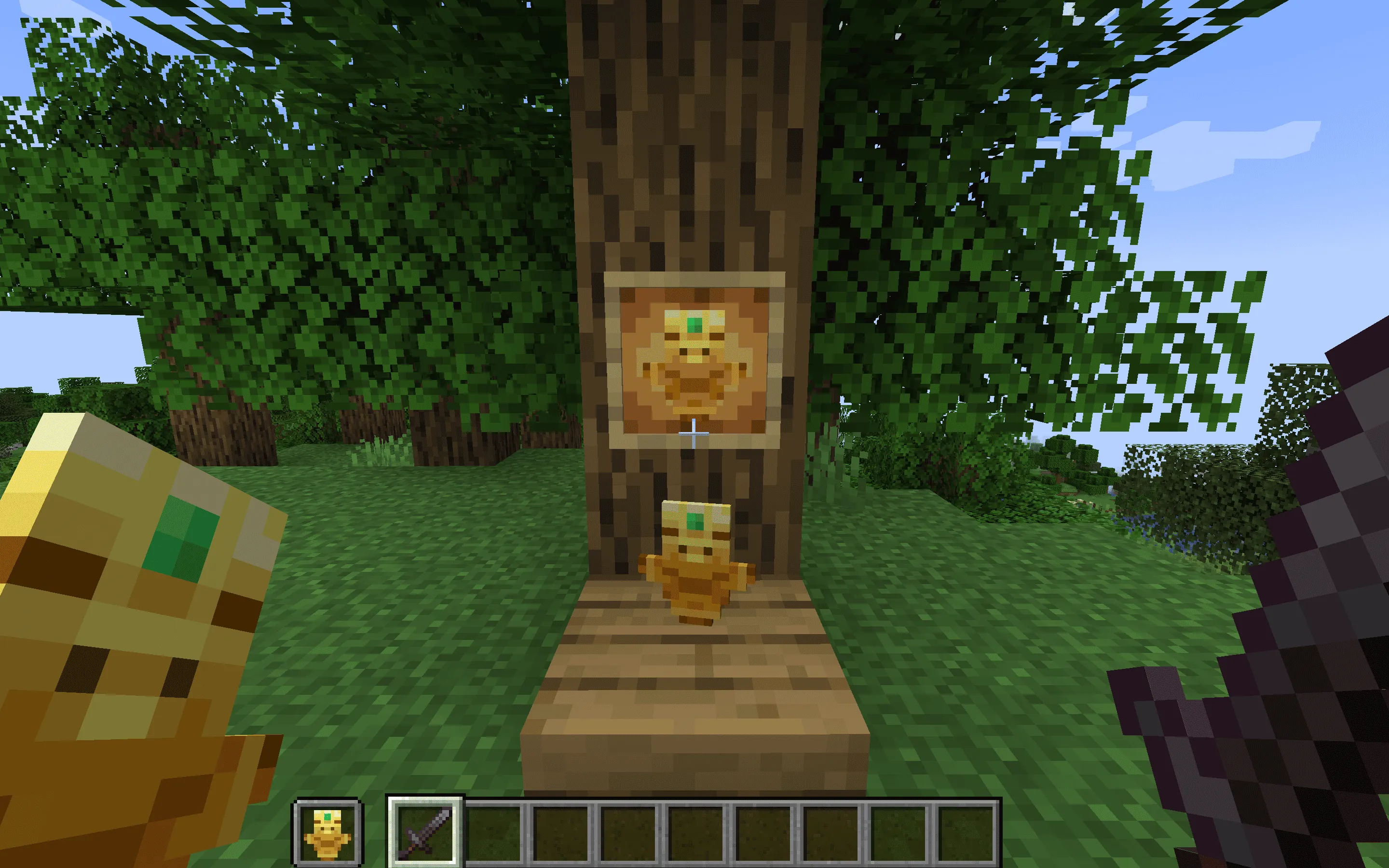 God Pig Totem of Undying, Текстуры, Minecraft