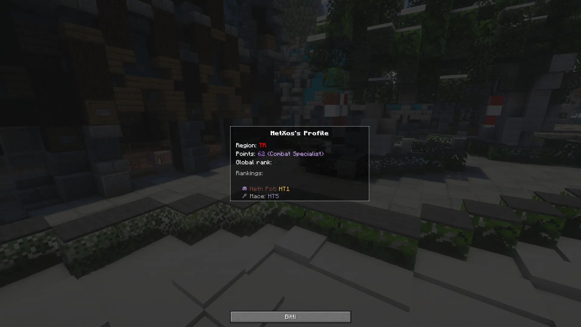 TR Tier Tagger, Моды, Minecraft