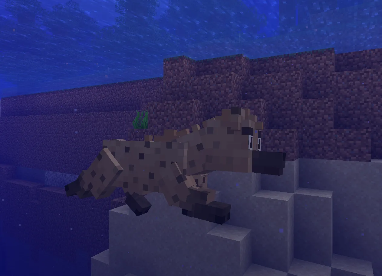 Animal Garden - Spotted Hyena — скриншот 3 (Моды, Minecraft)