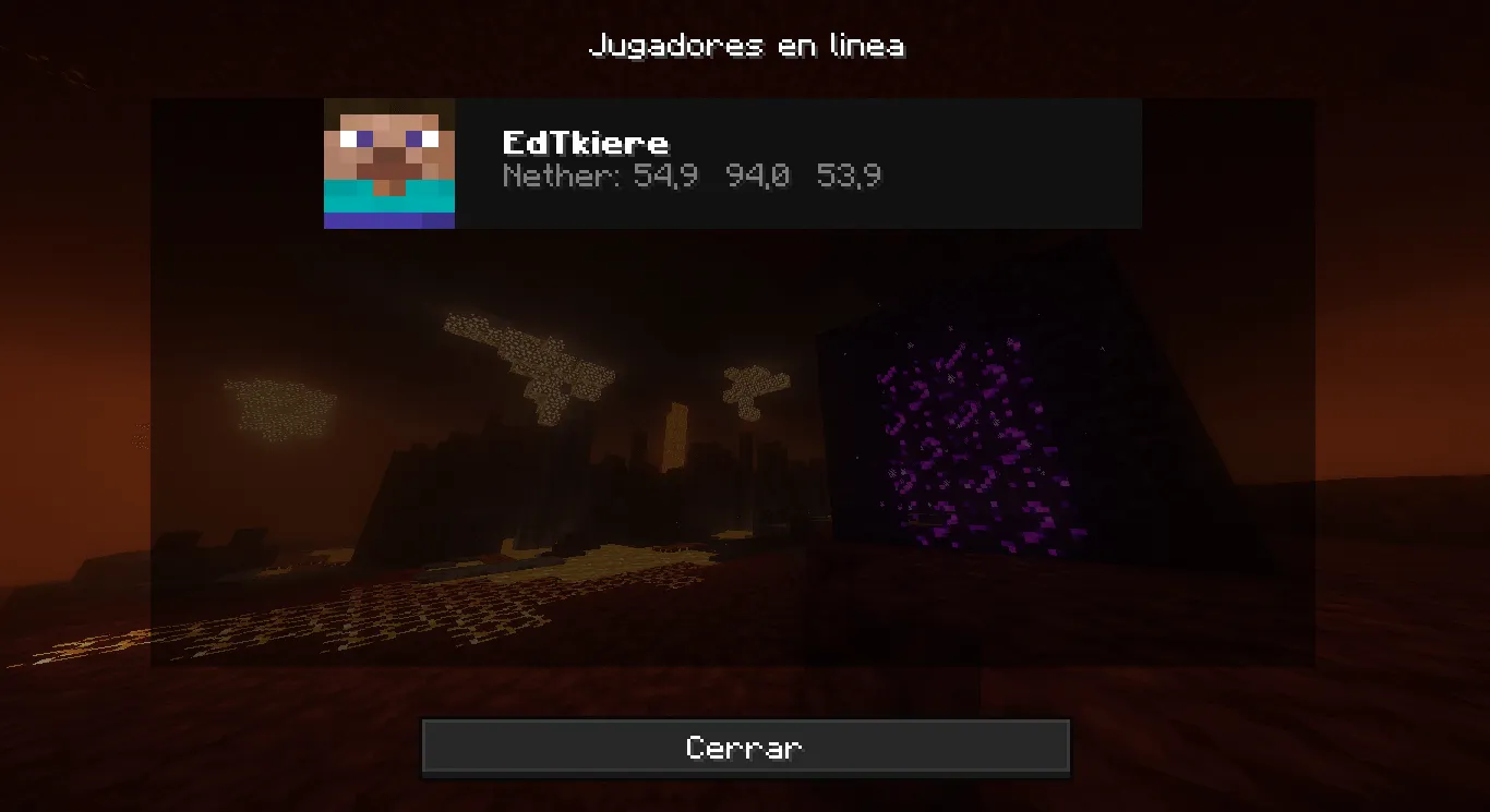 GUI TP Manager — скриншот 1 (Моды, Minecraft)