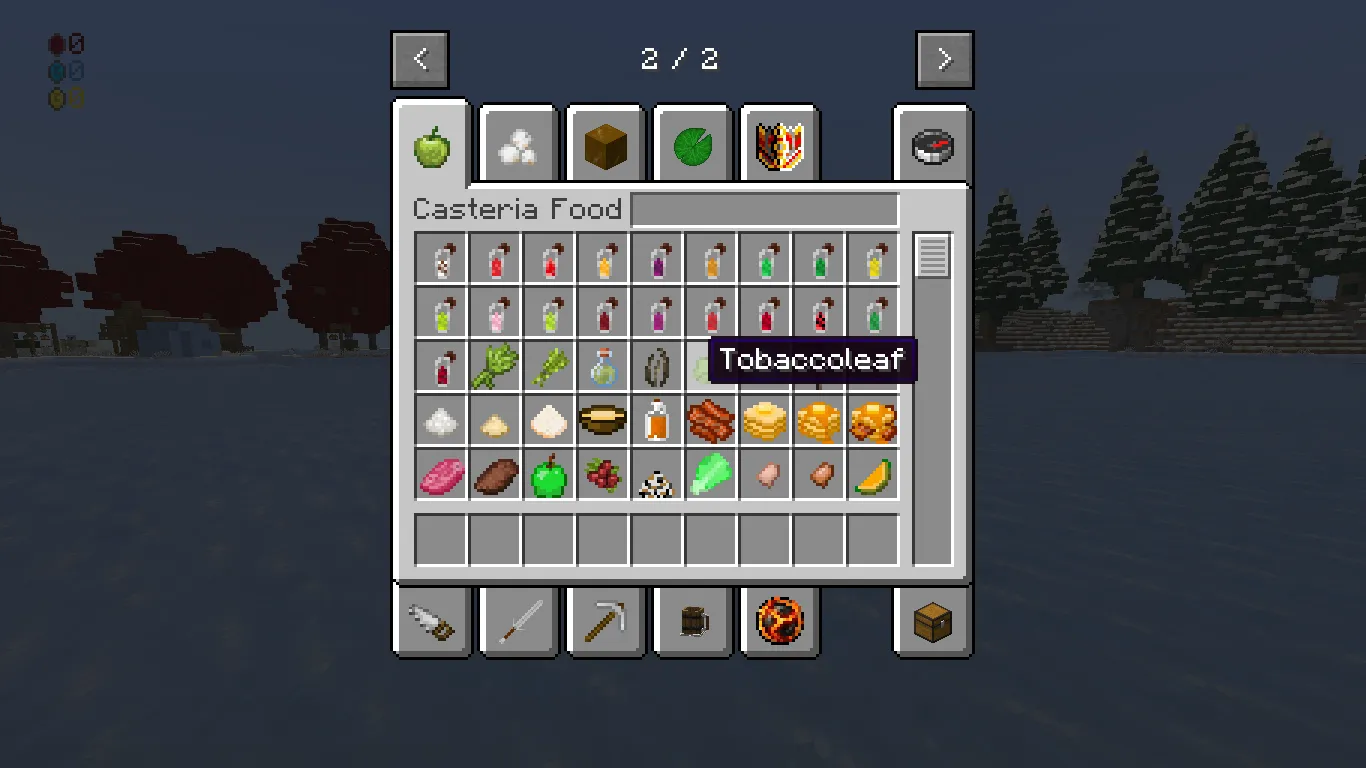 Casteria, Моды, Minecraft