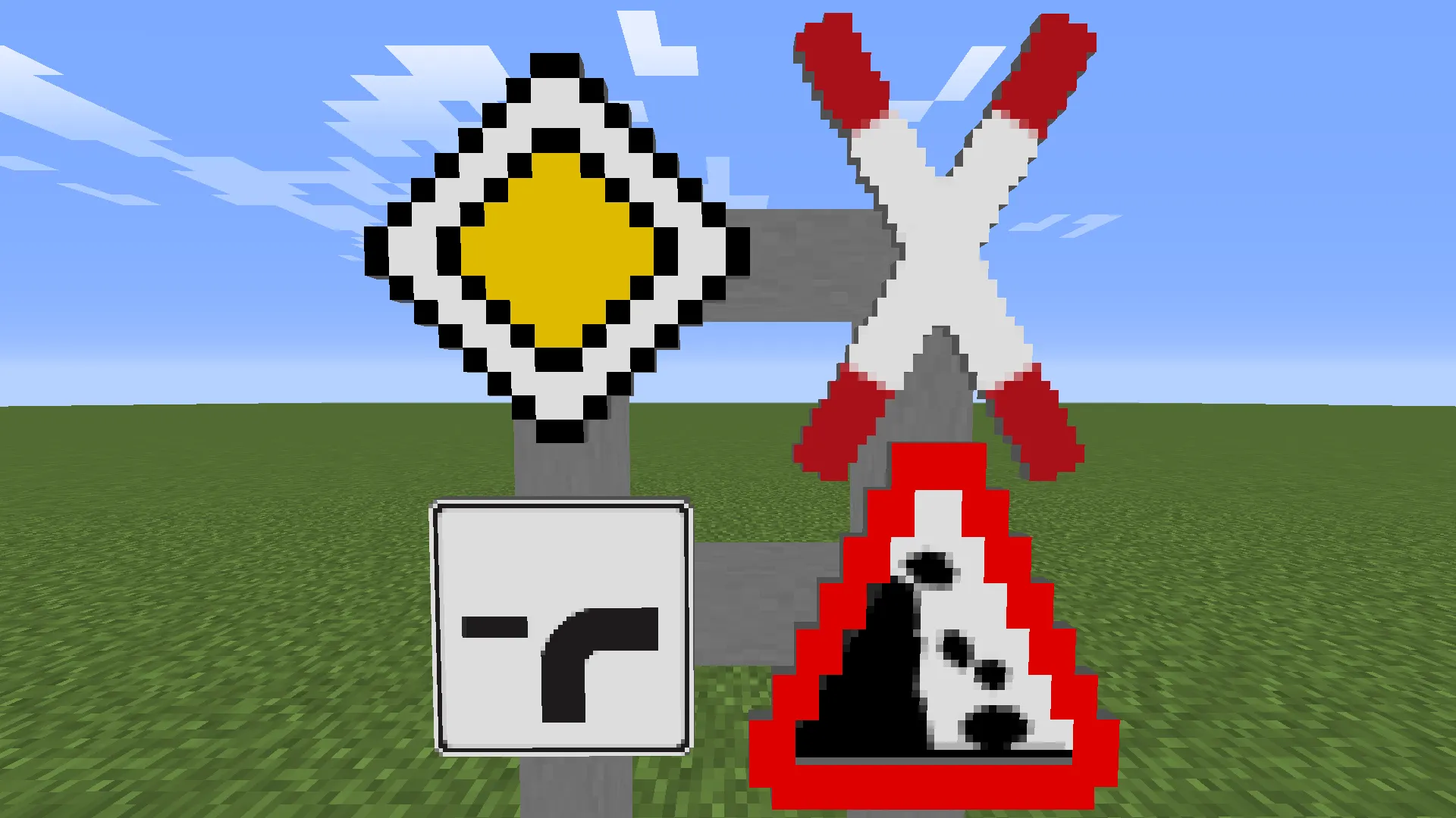 Traffic Simulator - Default Content Pack, Моды, Minecraft