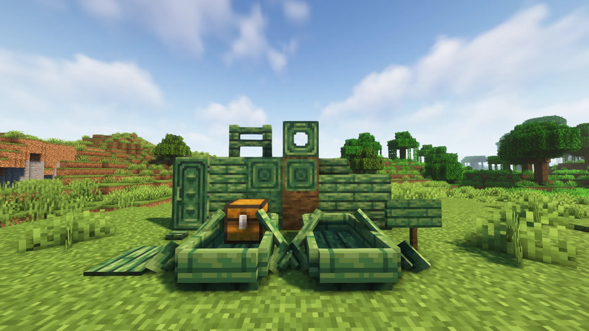 Green Mangrove Wood, Текстуры, Minecraft