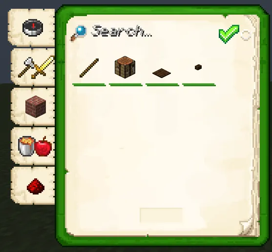 Sepia Paper GUI: Overhaul — скриншот 4 (Текстуры, Minecraft)