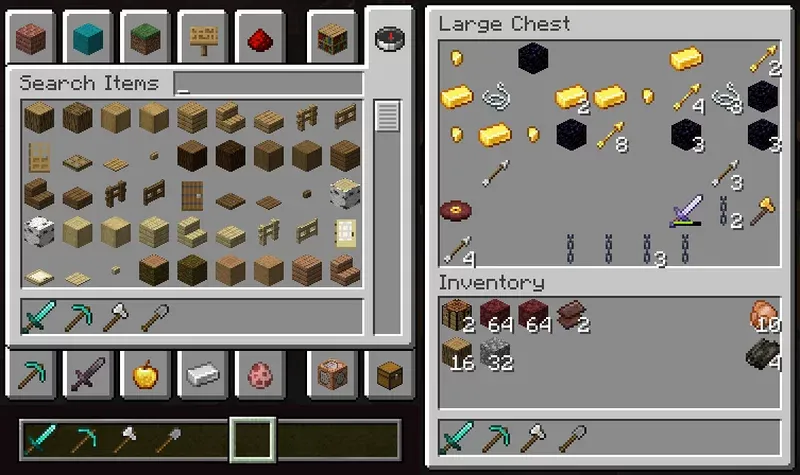 Open Inventory [Concept], Текстуры, Minecraft