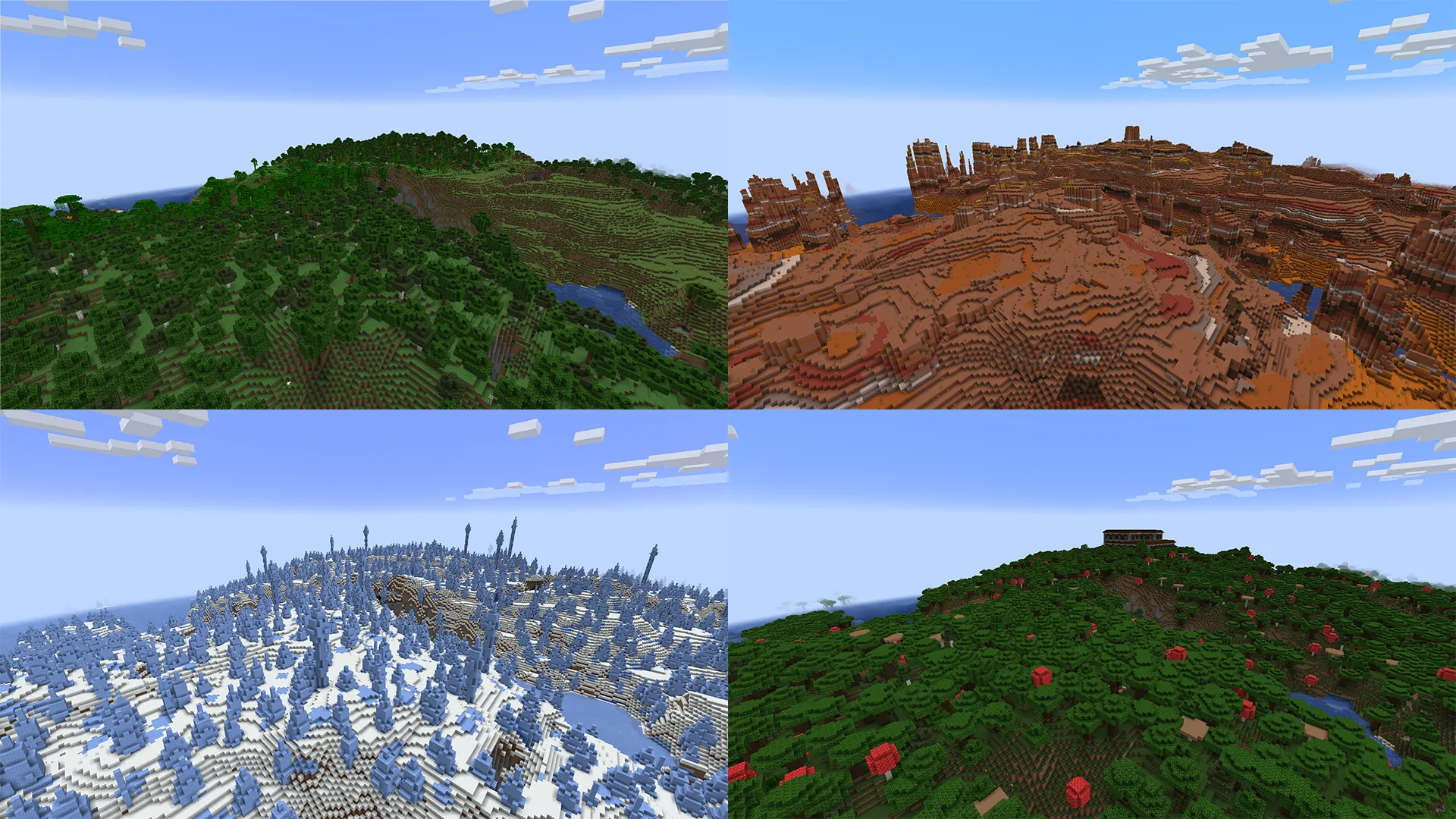 Simple Biome Dimensions — скриншот 1 (Моды, Minecraft)