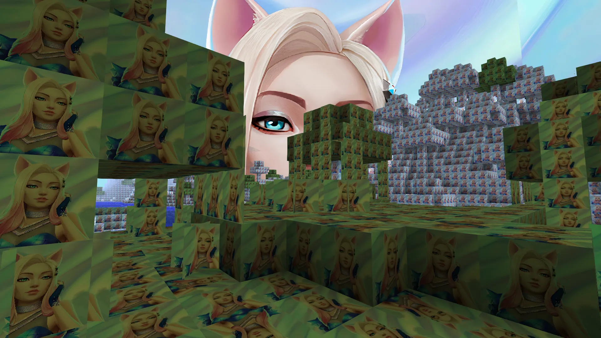 K/DA Ahri 256x (Meme Pack), Текстуры, Minecraft