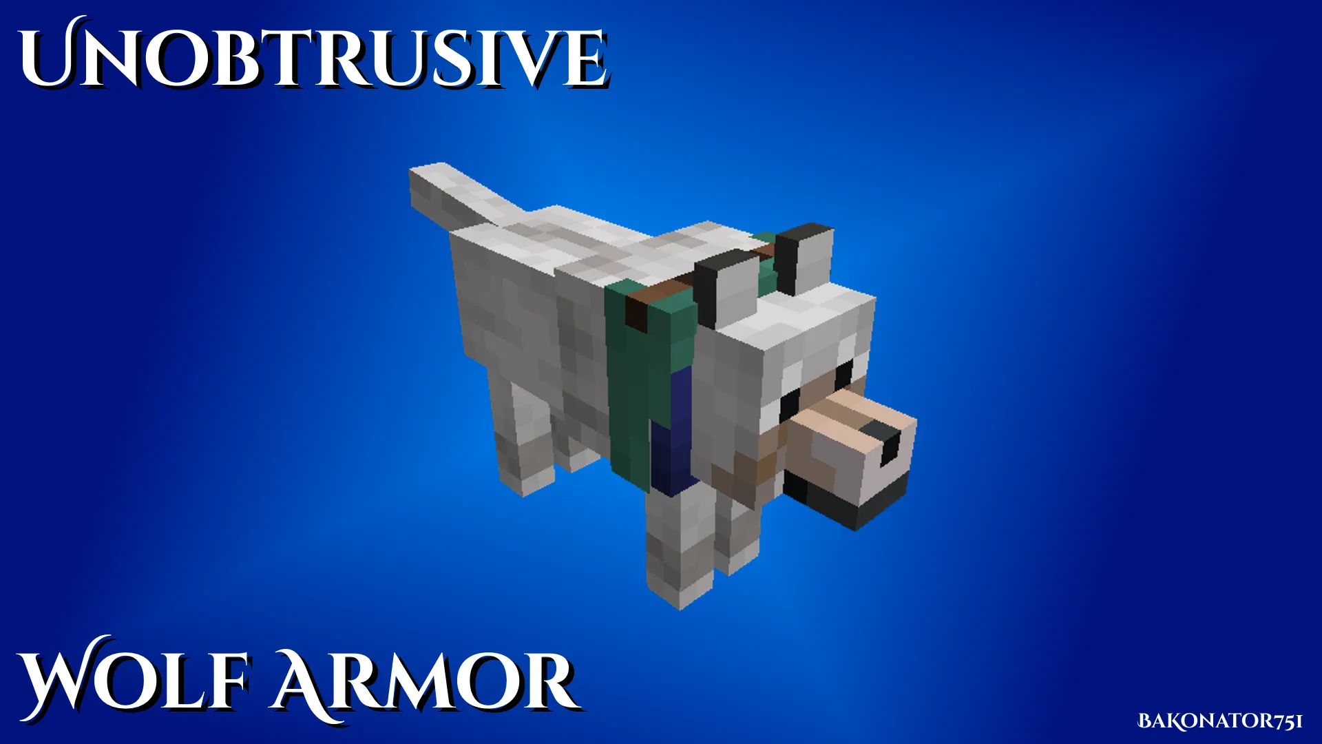 Unobtrusive Wolf Armor — скриншот 9 (Текстуры, Minecraft)