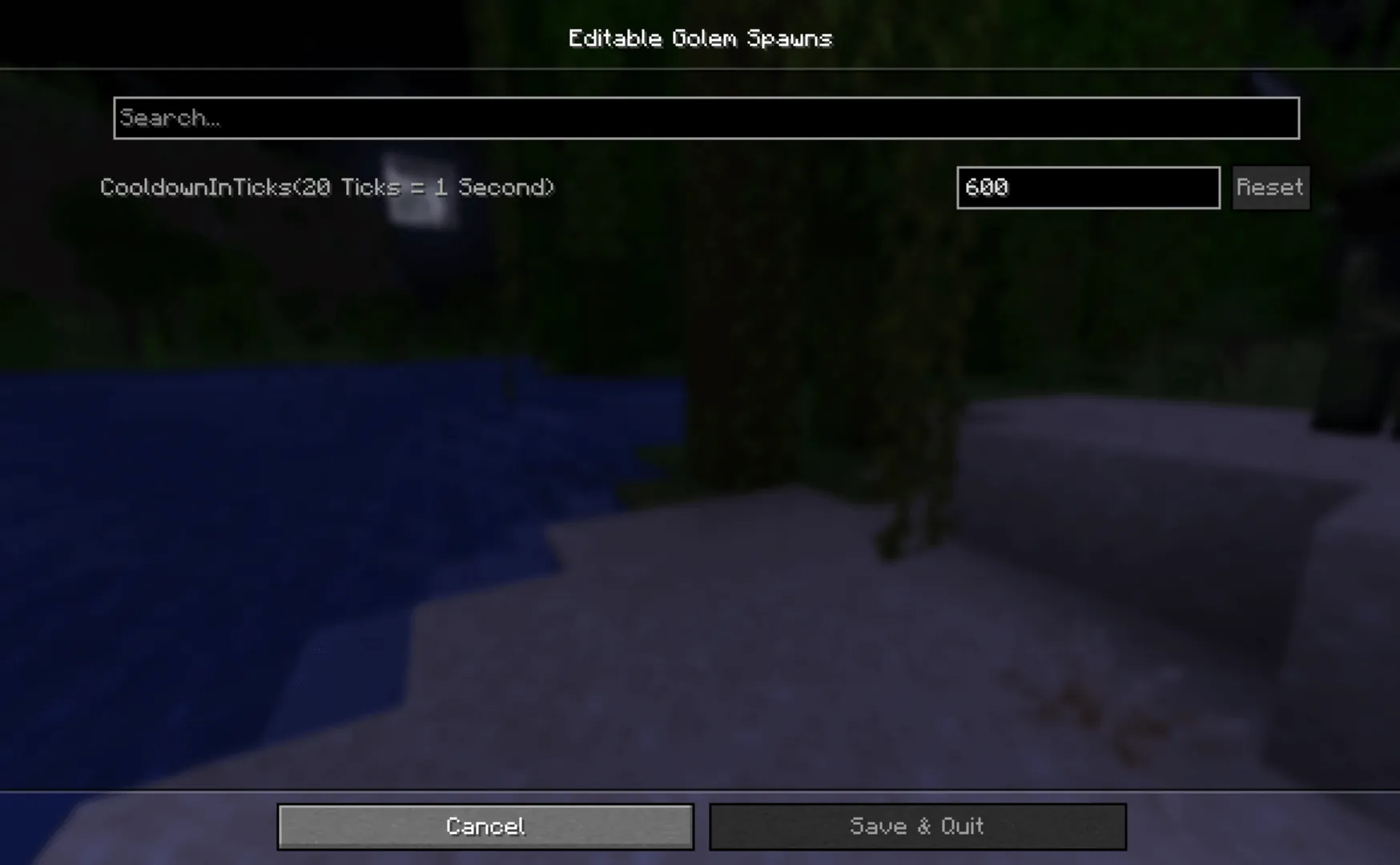 Editable Golem Spawns — скриншот 1 (Моды, Minecraft)