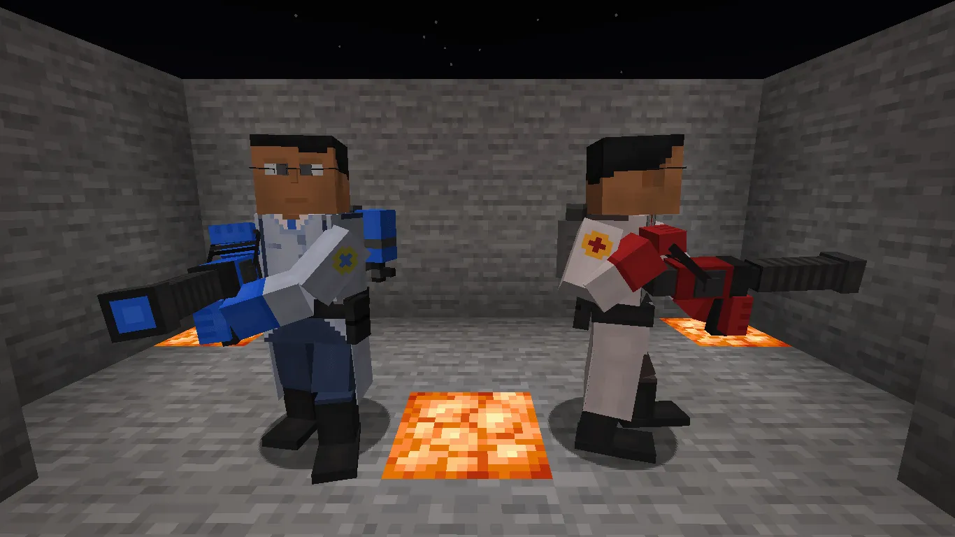 TF2 Mobs, Моды, Minecraft