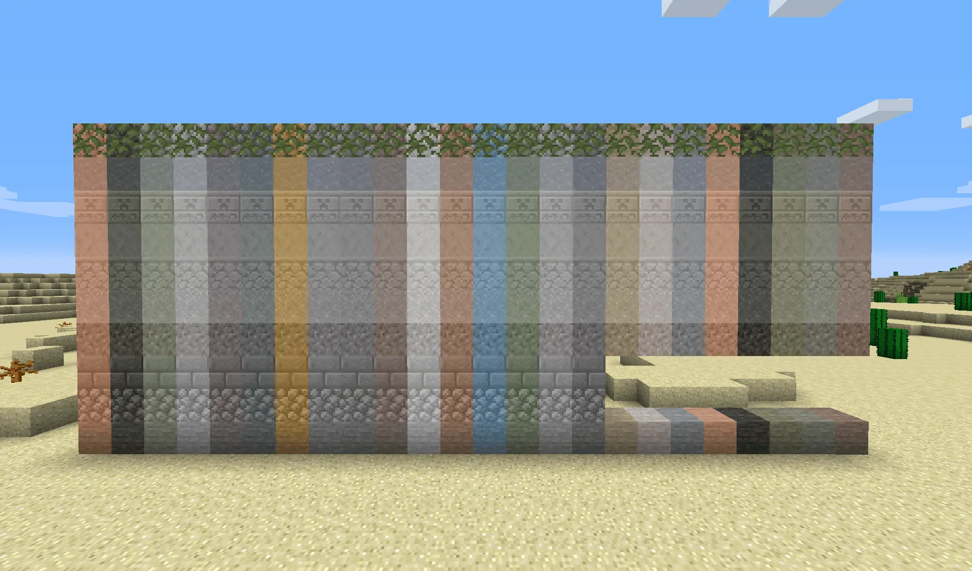 Underground Biomes Modern Stone — скриншот 3 (Текстуры, Minecraft)