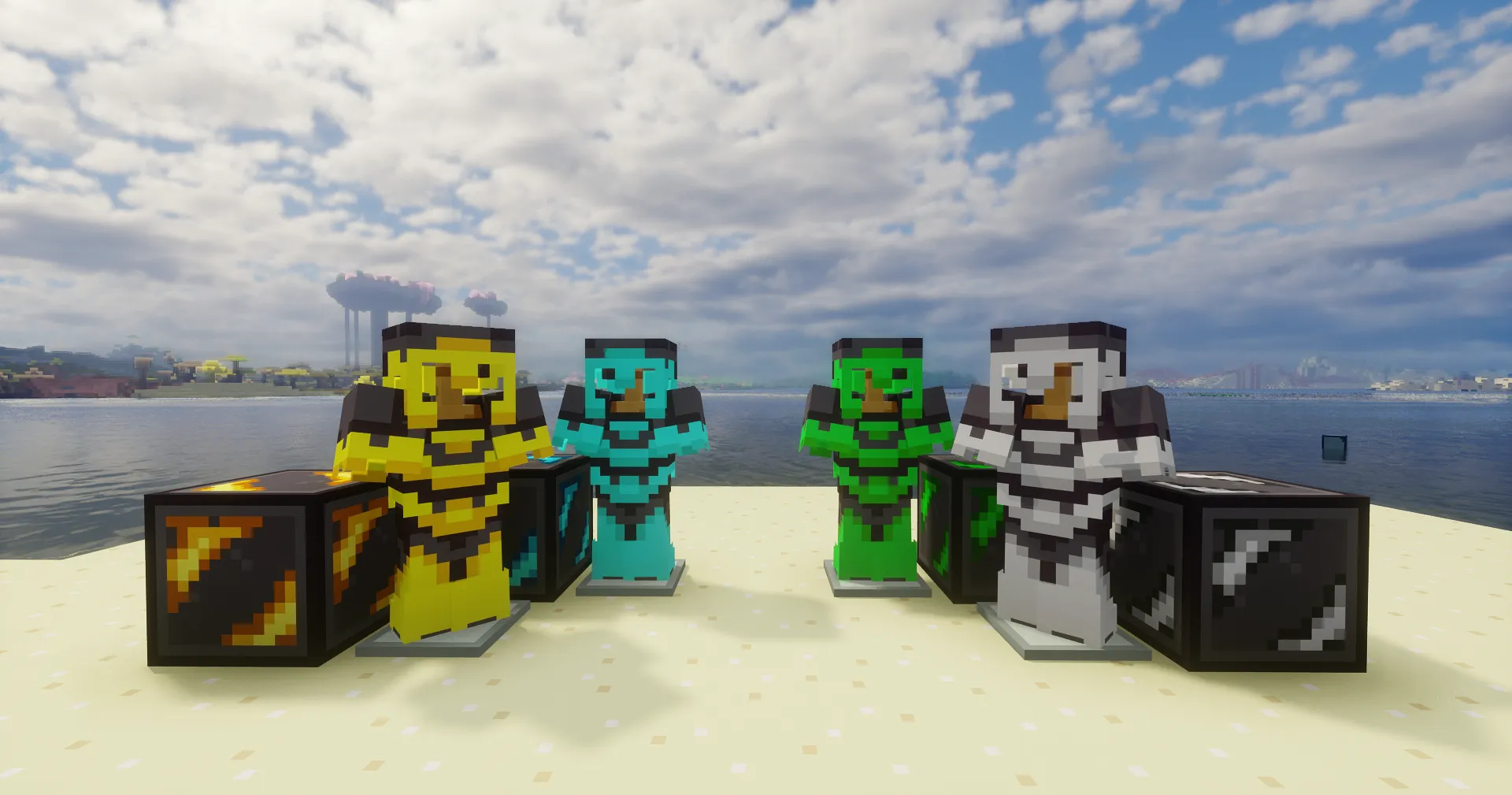 Quinn's Modded Bare Bones Compat — скриншот 4 (Текстуры, Minecraft)