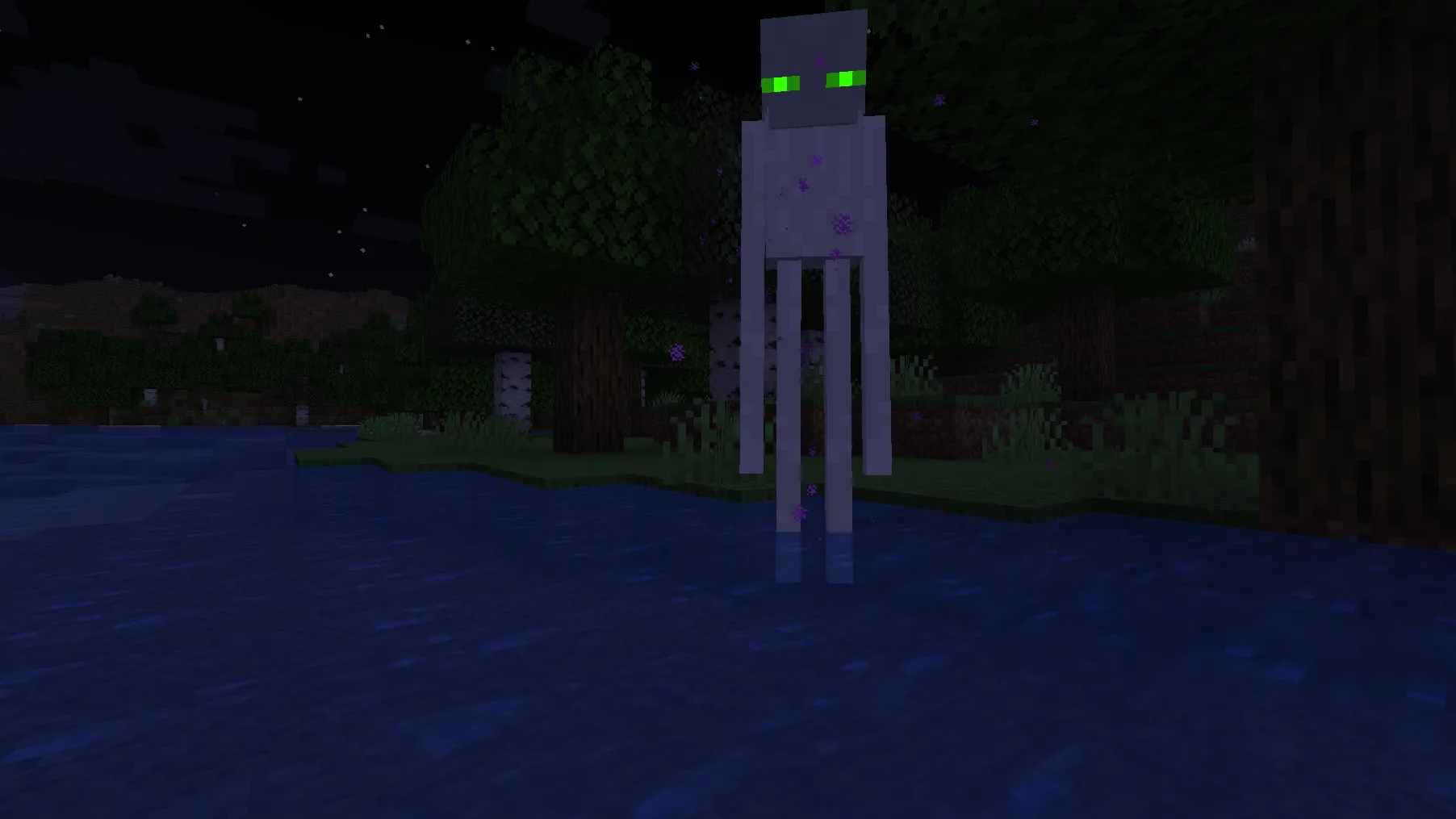 White Enderman, Моды, Minecraft
