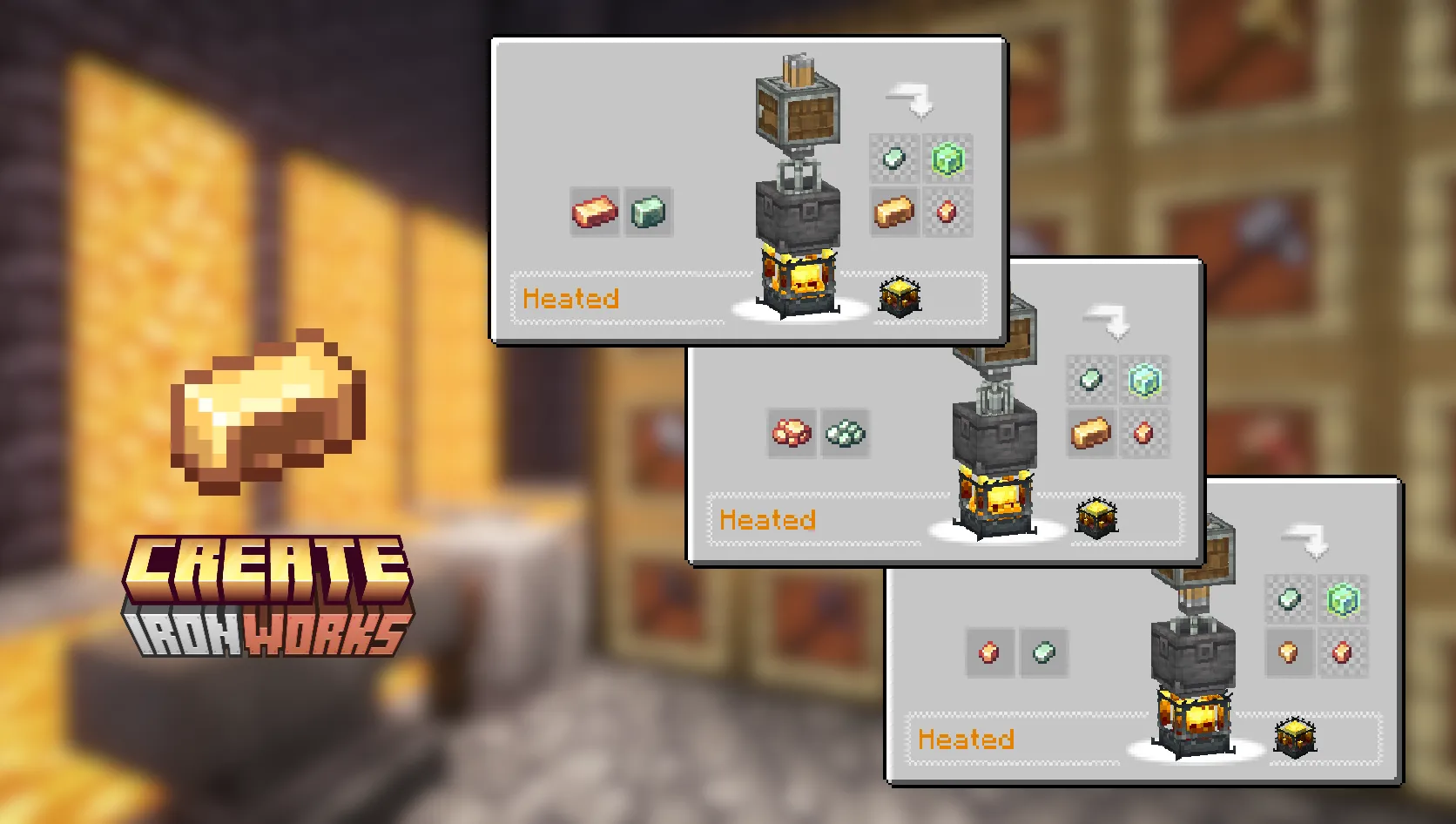 Create: Ironworks, Моды, Minecraft