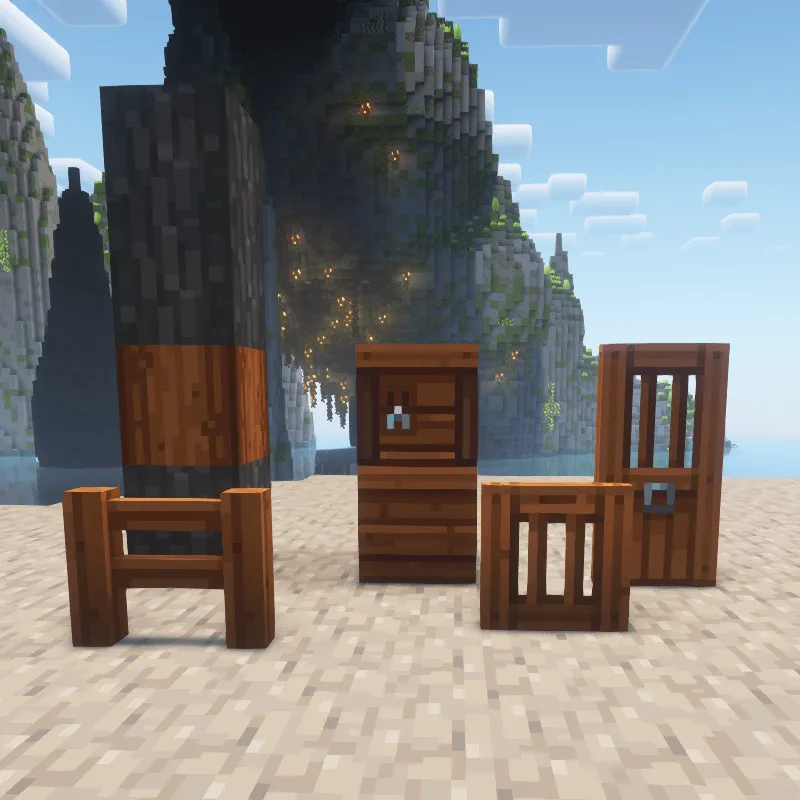 Whimscape x Oh The Biomes We've Gone — скриншот 1 (Текстуры, Minecraft)