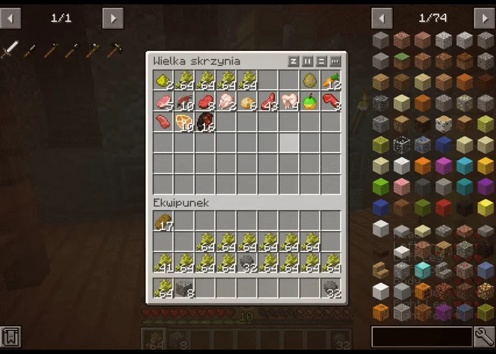 Stack To Chests — скриншот 1 (Моды, Minecraft)