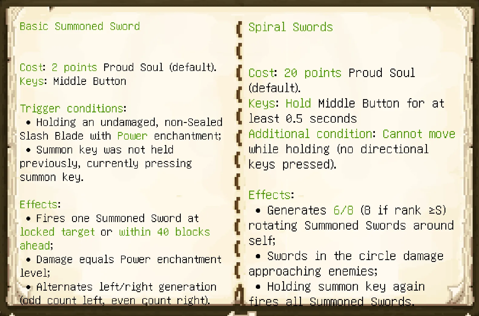 SlashBlade Patchouli, Моды, Minecraft