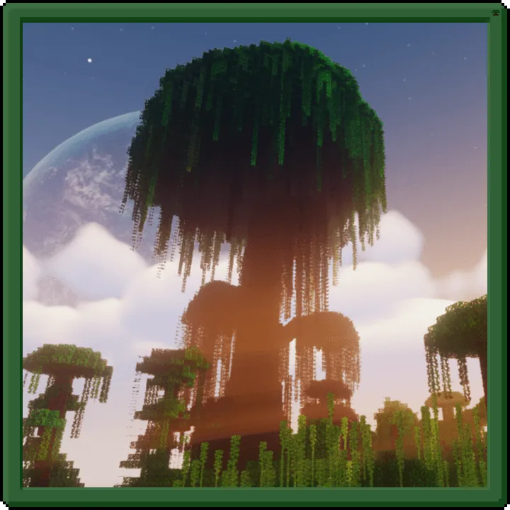 Nebulus' Jungle Tree, Моды, Minecraft