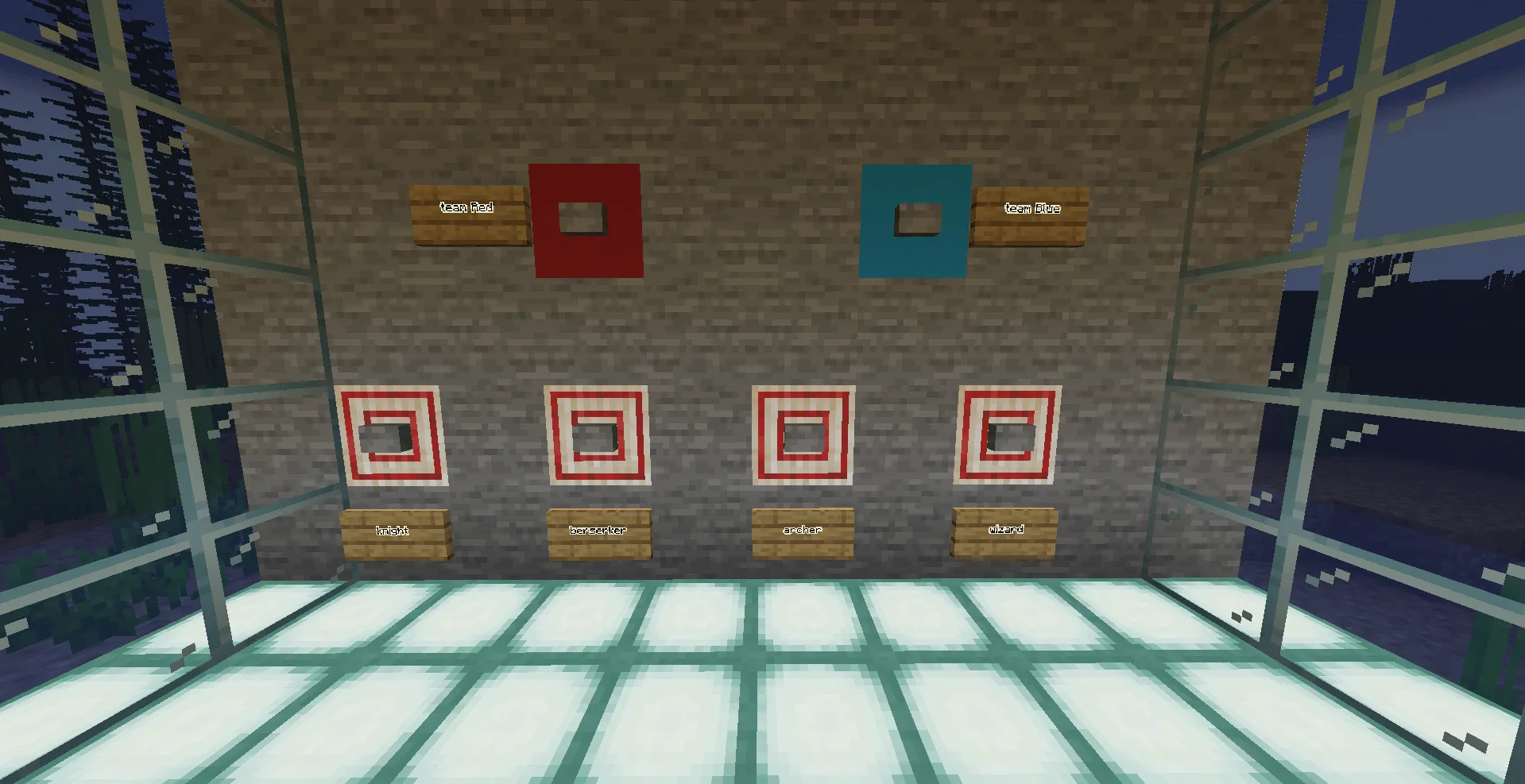 simple arena (1.19-1.21.11), Карты, Minecraft