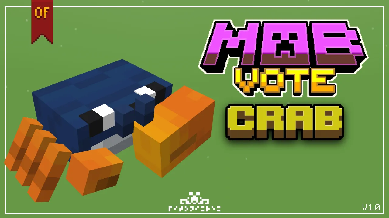 Crab Mob Vote, Текстуры, Minecraft