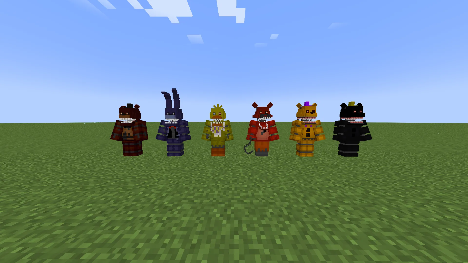 MNAF MW Textures, Текстуры, Minecraft
