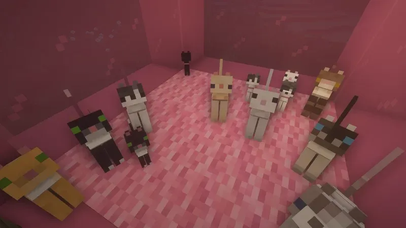 cute fluff balls, Текстуры, Minecraft