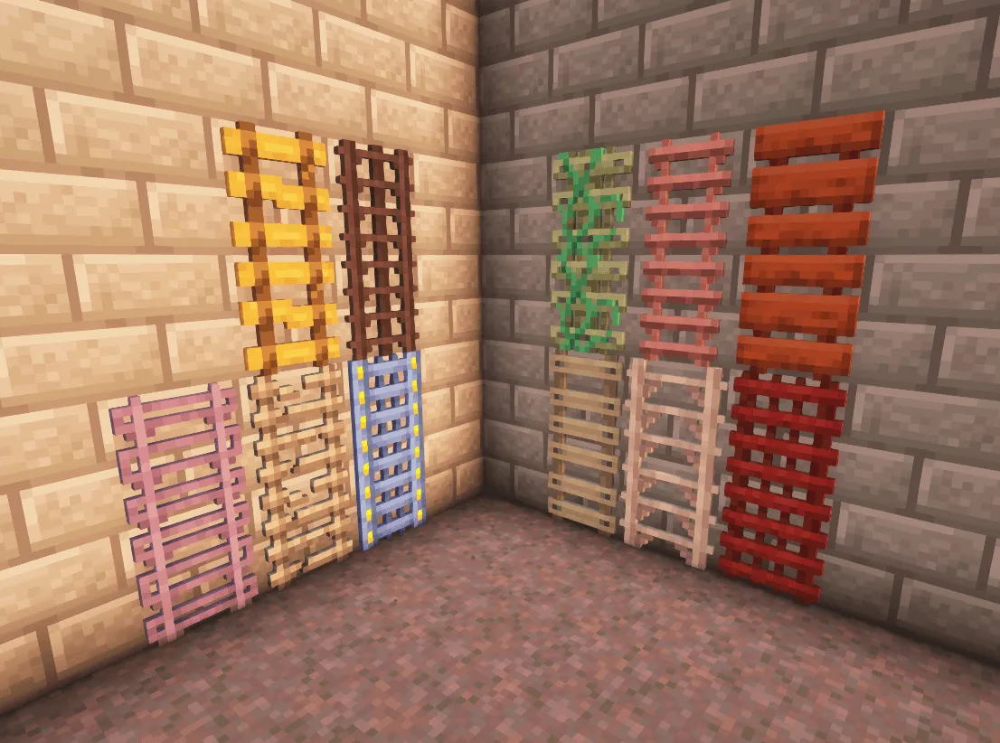 Ladder 3D Pack, Текстуры, Minecraft