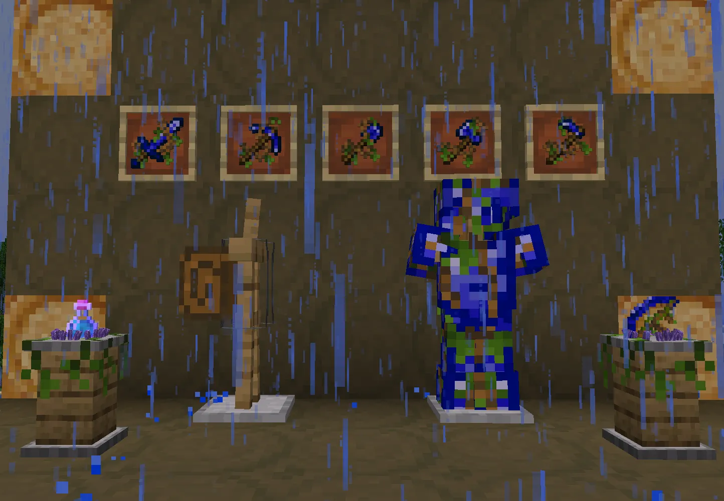 Nature and Rain — скриншот 6 (Моды, Minecraft)