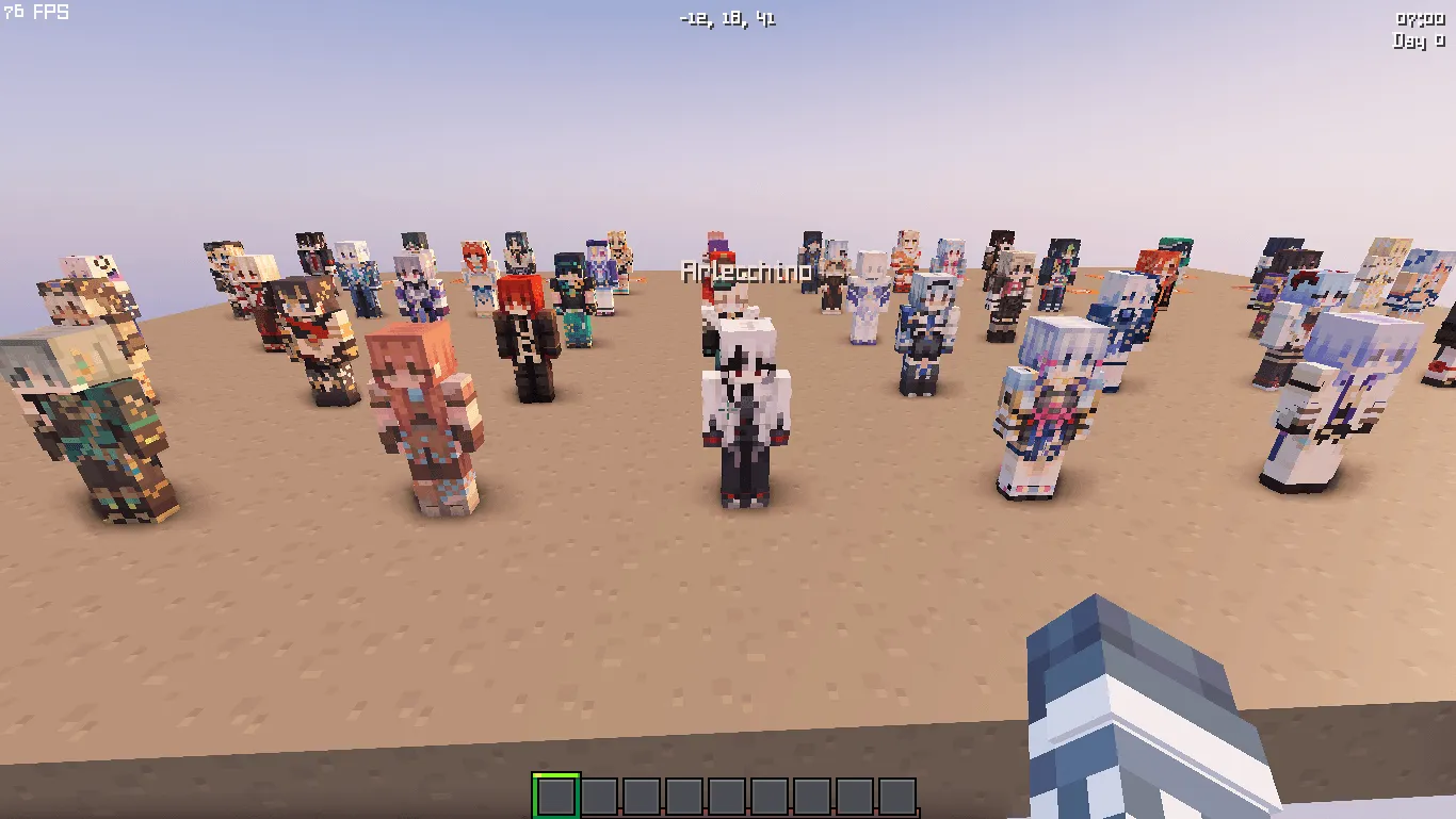 Genshin Villager — скриншот 1 (Текстуры, Minecraft)