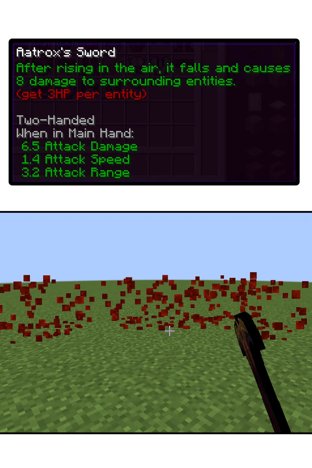 GR's Aatrox: epic fight & better combat, Моды, Minecraft