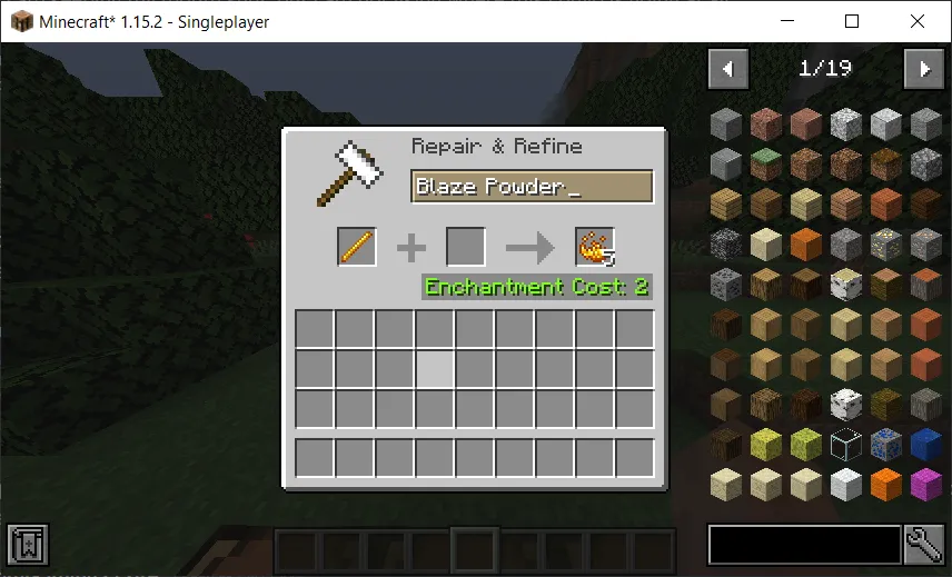Anvil Recipes, Моды, Minecraft