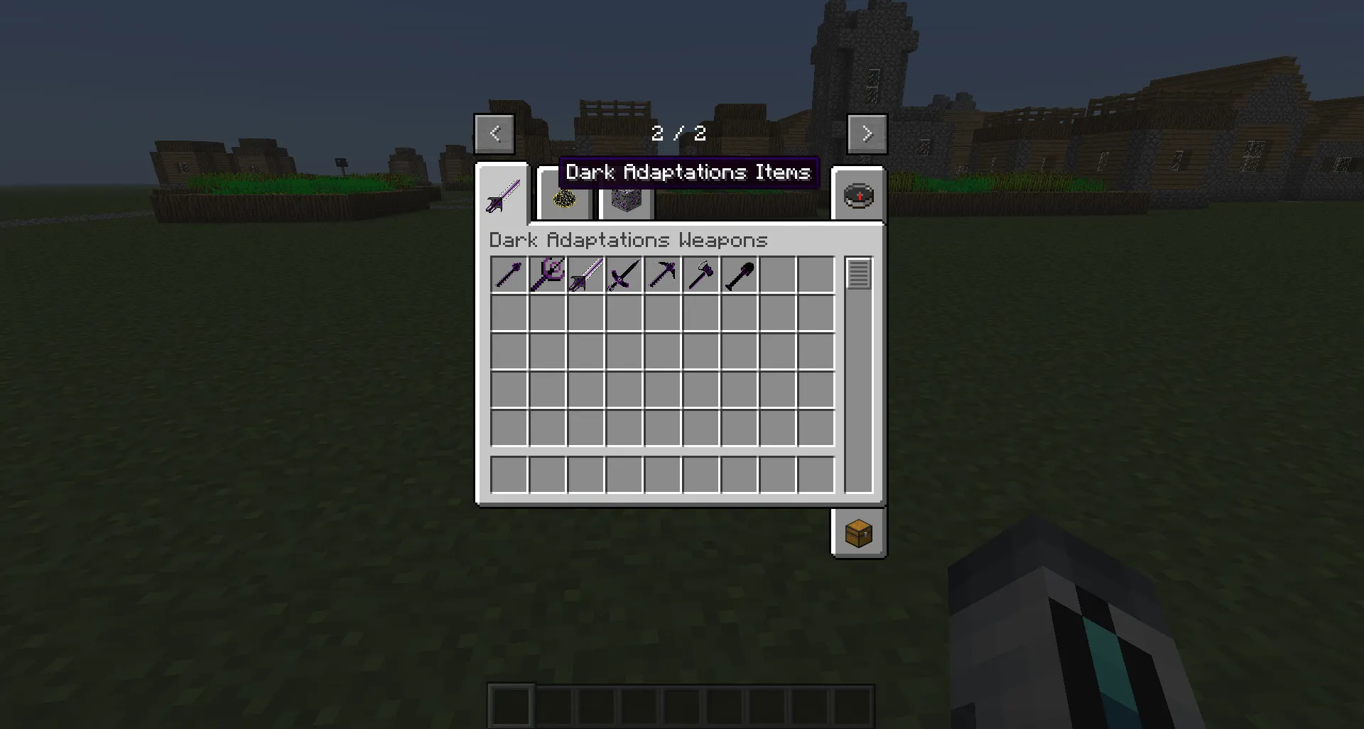 Dark-Adaptations, Моды, Minecraft