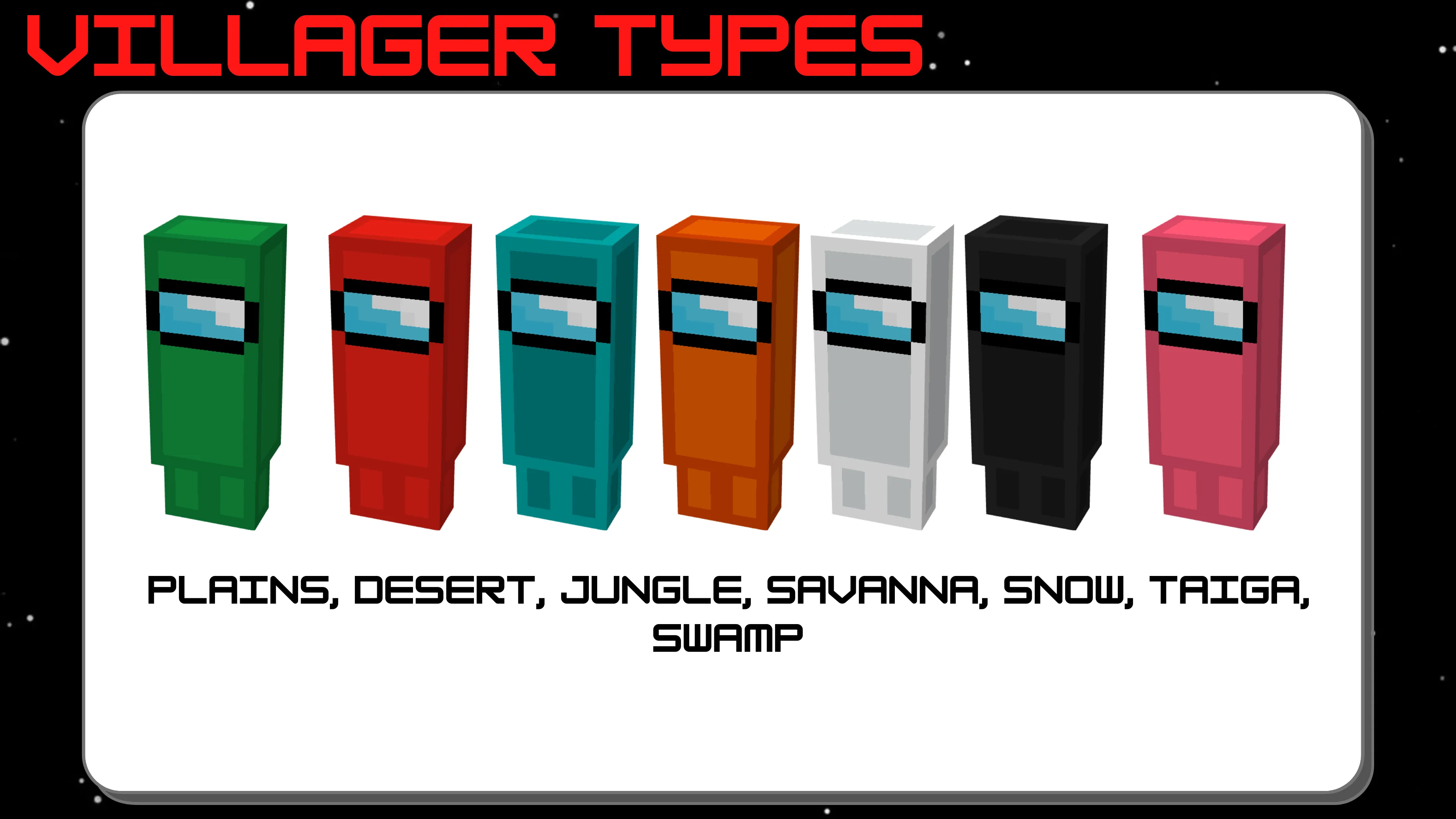 The Imposter Pack: Task Update, Текстуры, Minecraft