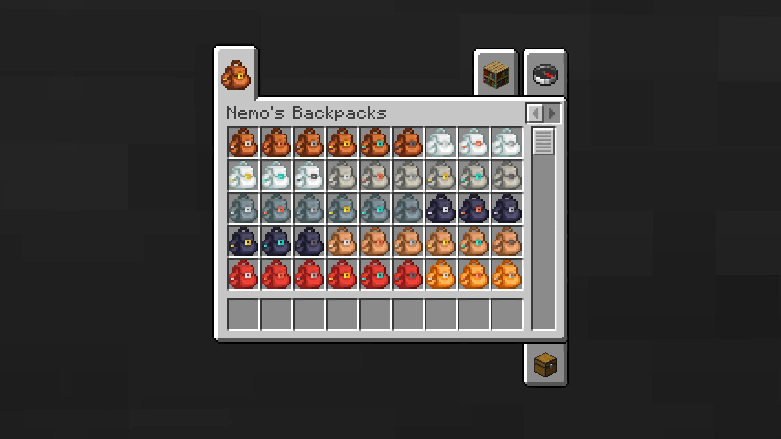 Nemo's Backpacks, Моды, Minecraft