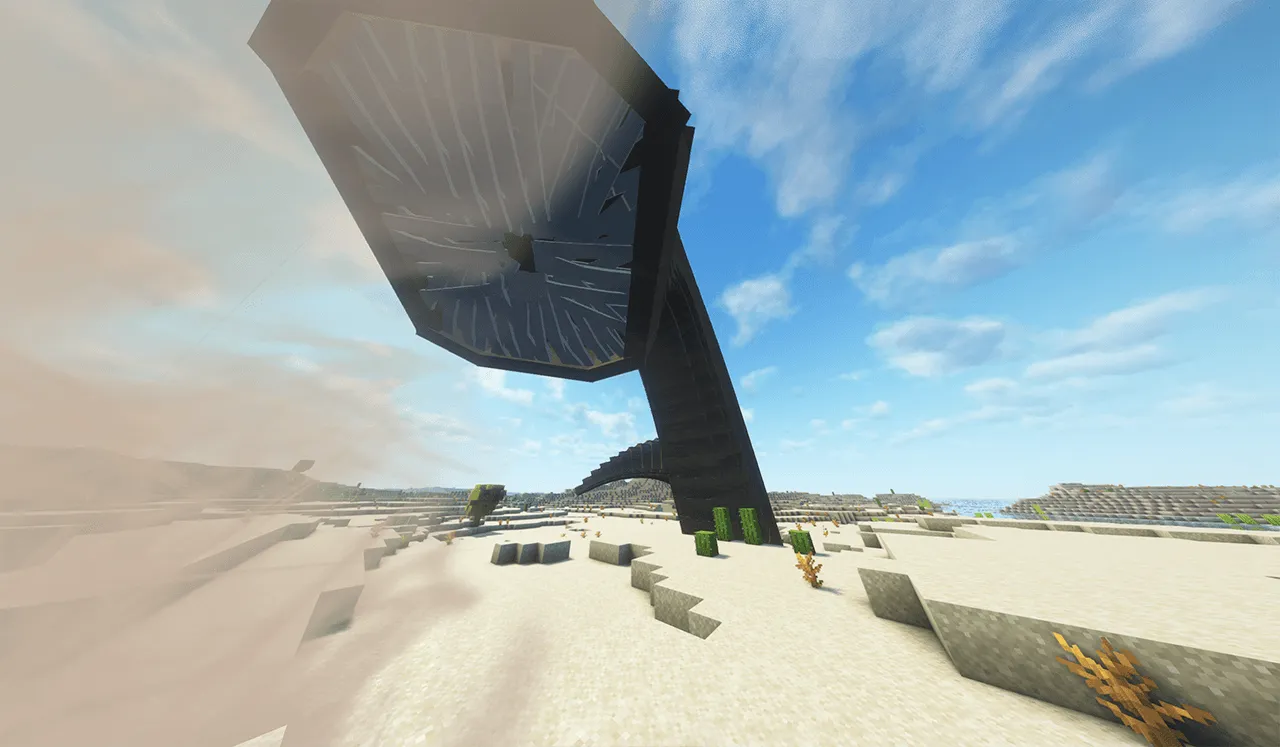 Desert Behemoths: Sandworms! — скриншот 1 (Моды, Minecraft)