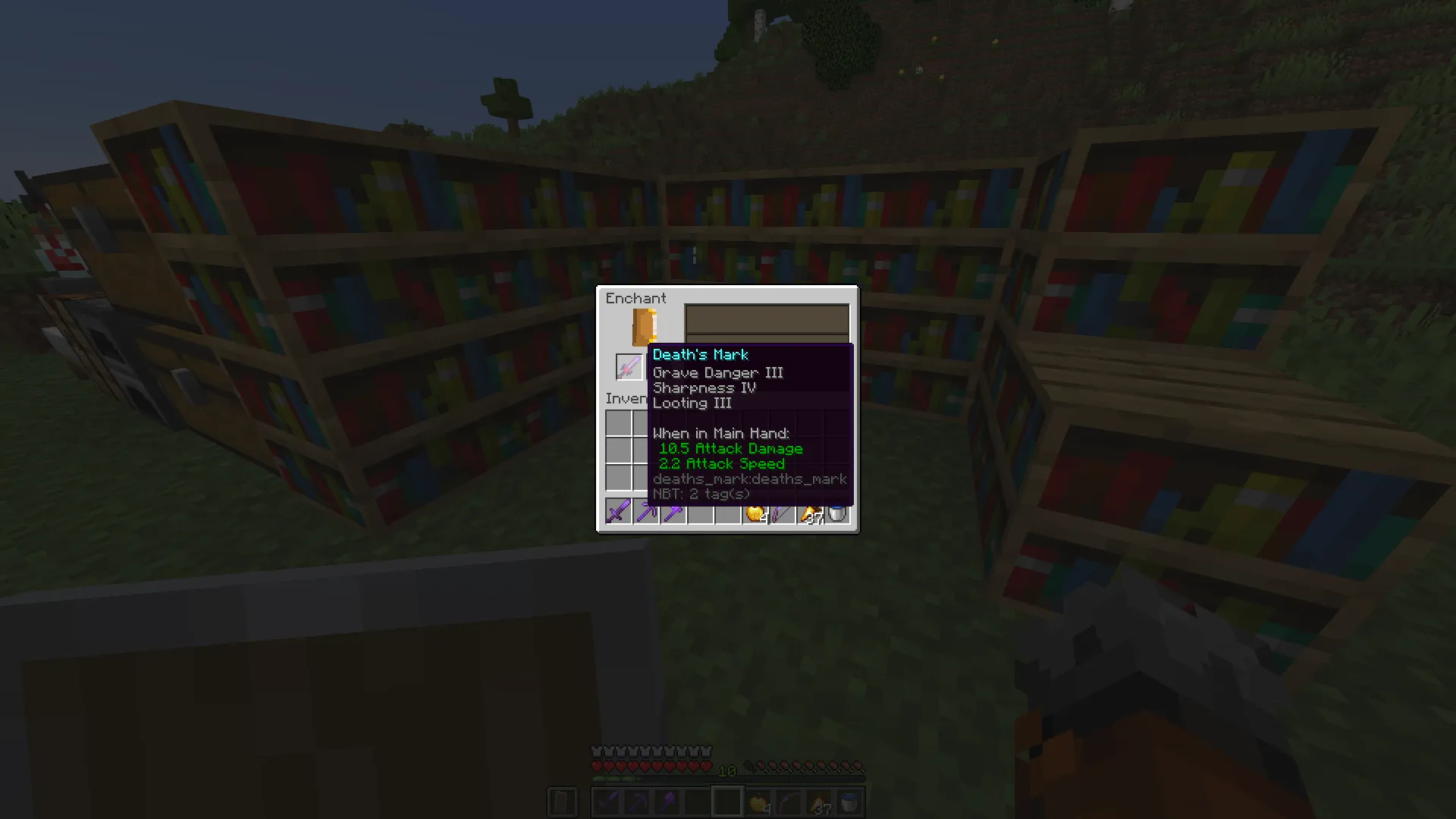 Death's Mark — скриншот 1 (Моды, Minecraft)