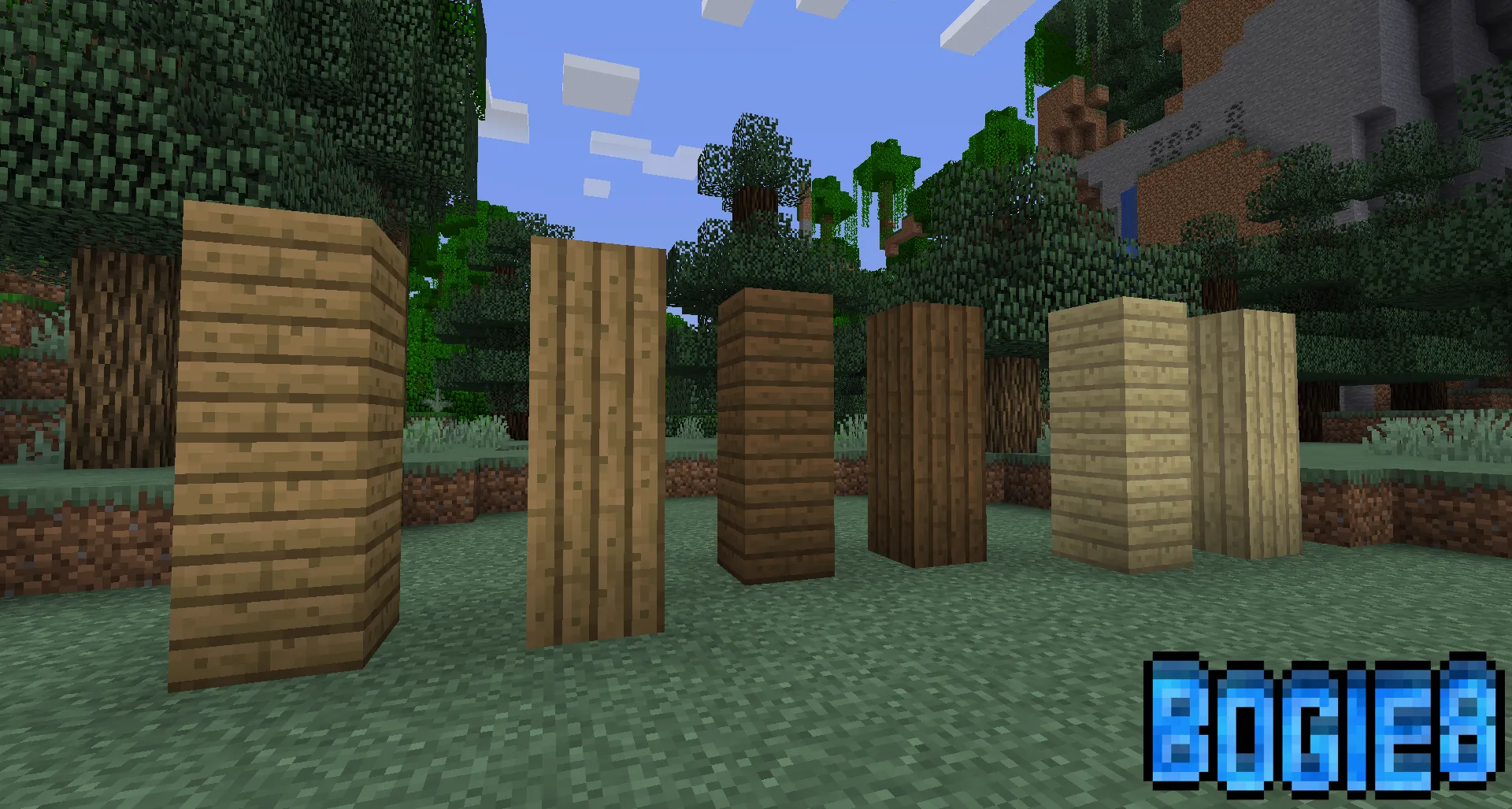 bogie's Trees & Timber, Текстуры, Minecraft