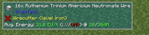 Gregic Probe: CEu, Моды, Minecraft