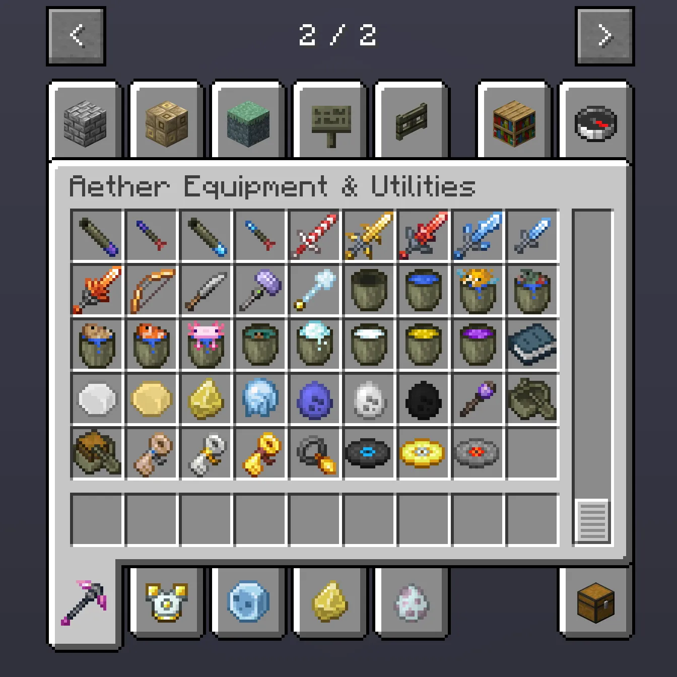 Glorified Aether, Текстуры, Minecraft