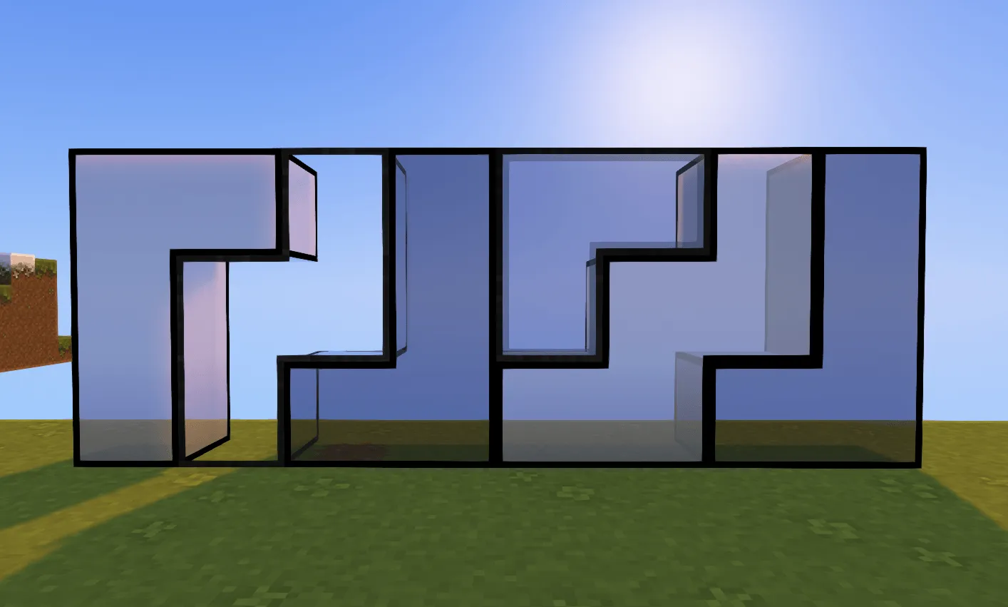 Mizuno's Connected Glass, Текстуры, Minecraft