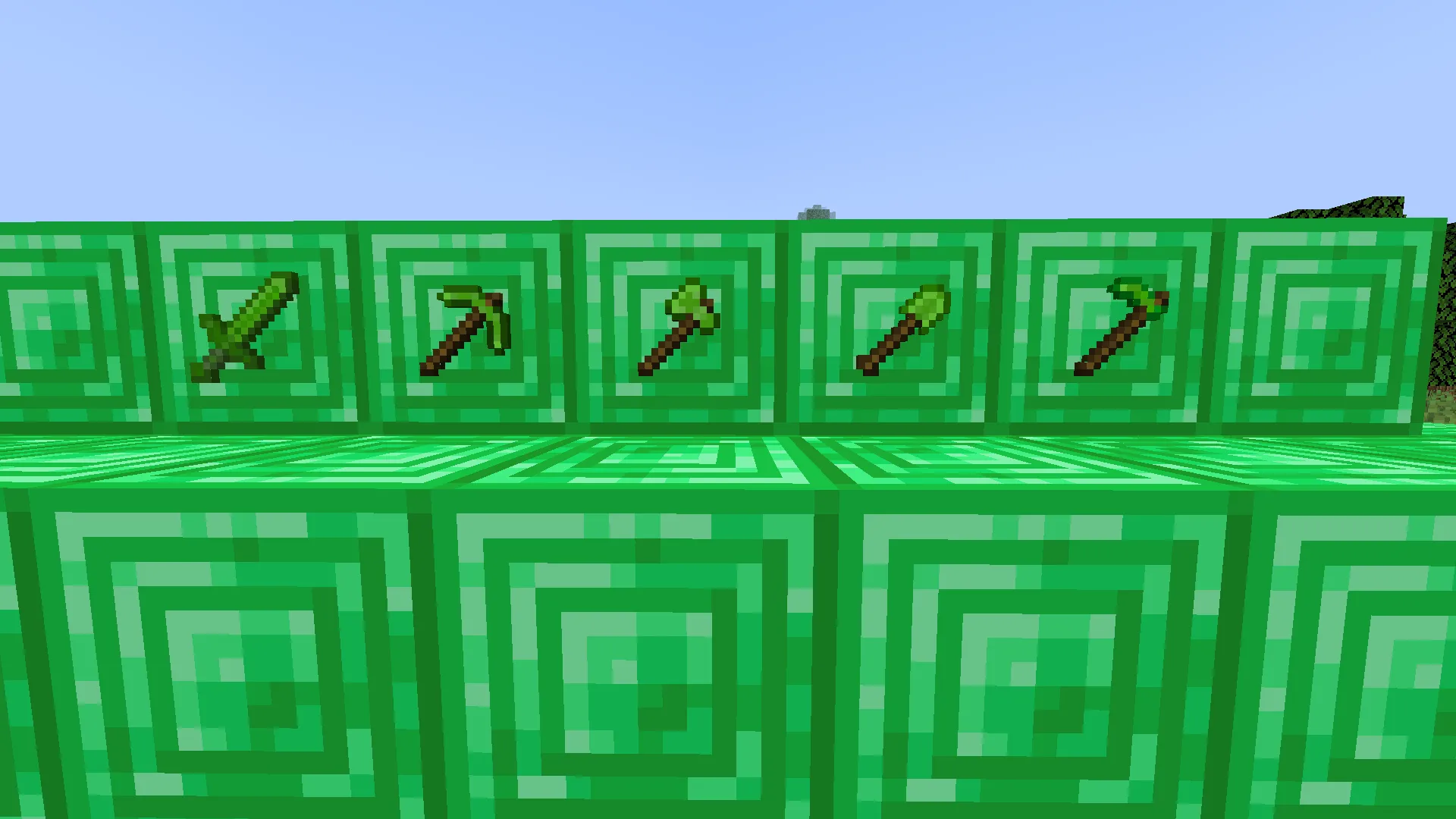 Emerald Tools, Текстуры, Minecraft