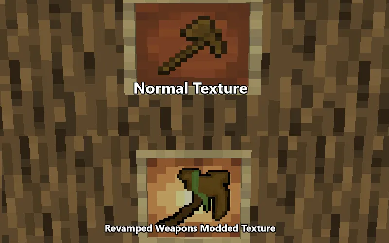 Weapons Revamped Modded by Glauber Blox — скриншот 1 (Текстуры, Minecraft)