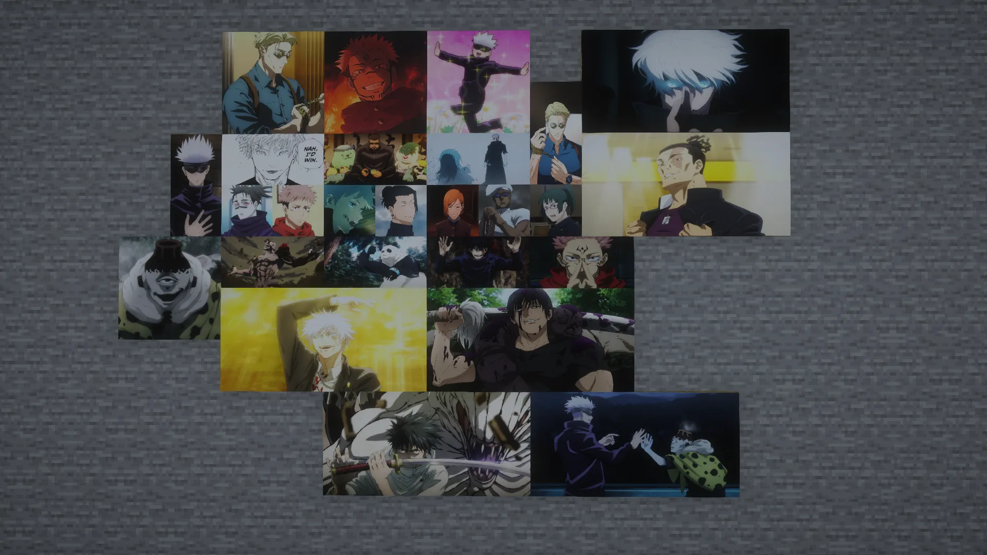 Jujutsu Kaisen Paintings — скриншот 1 (Моды, Minecraft)