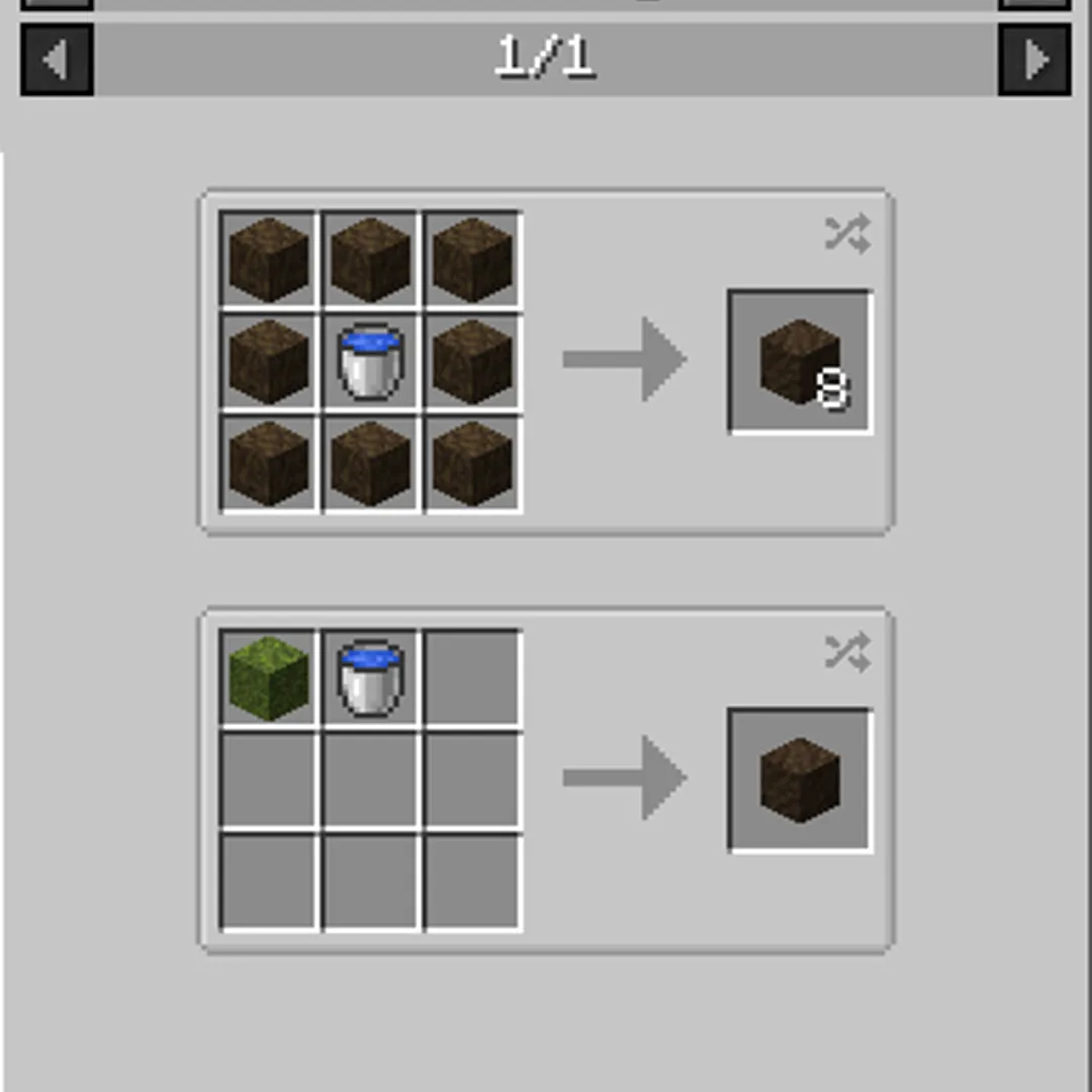 Clay & Brick Recipe Rework — скриншот 2 (Моды, Minecraft)