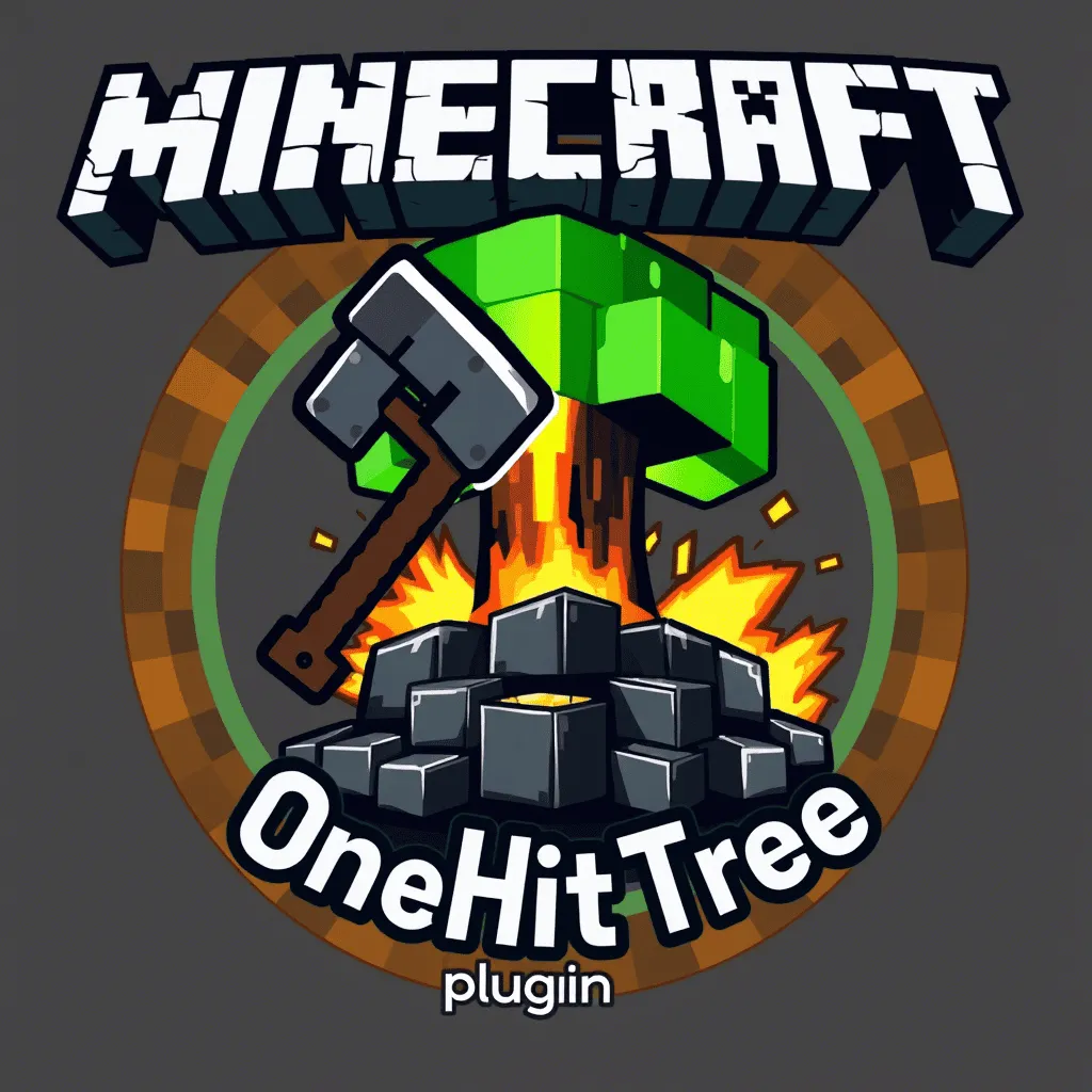 OneHitTree — скриншот 1 (Плагины, Minecraft)