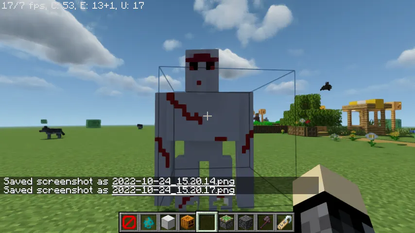 Ghost golem by CMP — скриншот 1 (Текстуры, Minecraft)